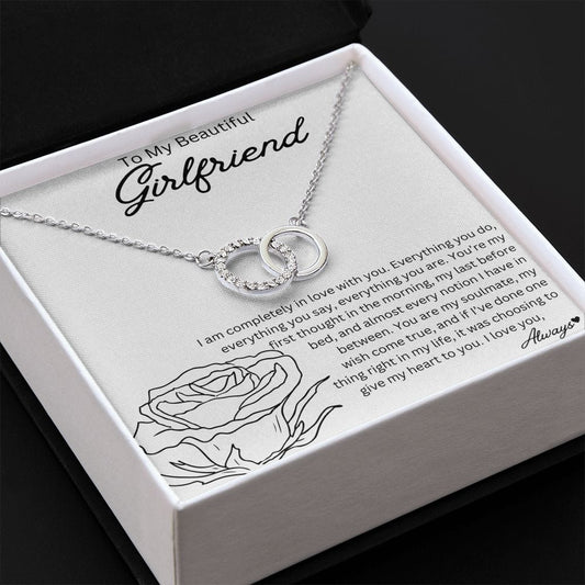 To My Beautiful Girlfriend - Perfect Pair Necklace