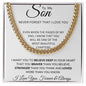 To My Son -Cuban Link Necklace