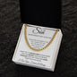 To My Son -Cuban Link Necklace
