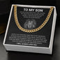 To My Son - Cuban Link Chain