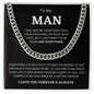 To My Man - Cuban Link Necklace
