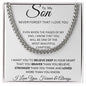 To My Son -Cuban Link Necklace