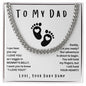 To My Dad- Cuban Link Necklace