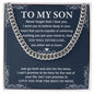 To My Son - Cuban Link Necklace