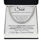 To My Son -Cuban Link Necklace