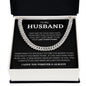 To My Husband Cuban Link Necklace