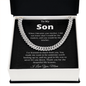 To My Son Love Mom (Cuban Link)