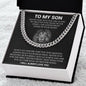 To My Son - Cuban Link Chain