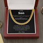 To My son love mom (Cuban)