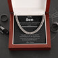 To My son love mom (Cuban)