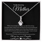 To My Amazing Mother Love Daughter - Alluring Beauty Necklace