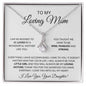 To My Loving Mother Love Daughter - Alluring Beauty Necklace
