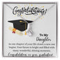 To My Daughter congratulations on your graduation - Alluring Beauty Necklace