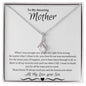 To My Amazing Mother Love Son - Alluring Beauty Necklace