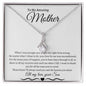 To My Amazing Mother Love Son - Alluring Beauty Necklace