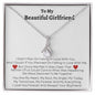 To My Beautiful Girlfriend - Alluring Beauty Necklace