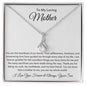 To My Loving Mother Love Your Son - Alluring Beauty Necklace