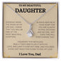 To My Beautiful Daughter - Alluring Beauty Necklace