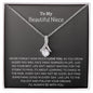 To My beautiful Niece - Alluring Beauty Necklace