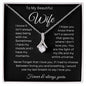 To My Beautiful Wife - Alluring Beauty Necklace