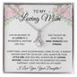 To My Loving Mother Love Daughter - Alluring Beauty Necklace