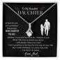 To My Beautiful Daughter - Alluring Beauty Necklace