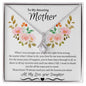 To My Amazing Mother Love Daughter - Alluring Beauty Necklace