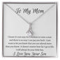 To My Mom Love Your Son - Alluring Beauty Necklace