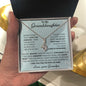 To My Granddaughter Love Grandpa - Alluring Beauty Necklace