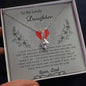 To My Lovely Daughter Love Dad- Alluring Beauty Necklace
