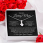To My Loving Mother Love Daughter - Alluring Beauty Necklace