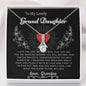 To My Lovely Grand Daughter Love Grandpa- Alluring Beauty Necklace