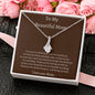 To My Beautiful Mom - Alluring Beauty Necklace
