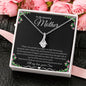 To My Amazing Mother Love Son - Alluring Beauty Necklace