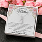 To My Amazing Mother Love Son - Alluring Beauty Necklace