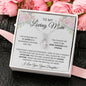 To My Loving Mother Love Daughter - Alluring Beauty Necklace