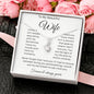 To My Beautiful Wife - Alluring Beauty Necklace