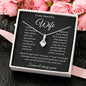 To My Beautiful Wife - Alluring Beauty Necklace