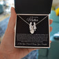 To My Loving Mother Love Your Daughter - Alluring Beauty Necklace