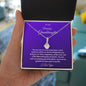 To My Amazing Granddaughter - Alluring Beauty Necklace