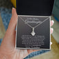 To My Badass Granddaughter Love Grandma- Alluring Beauty Necklace
