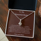 To My Beautiful Mom - Alluring Beauty Necklace