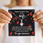 To My Wife Happy Valentine's Day - Alluring Beauty Necklace