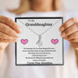To My Granddaughter Love Grandma - Alluring Beauty Necklace