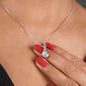 To My Daughter Love Mom - Alluring Beauty Necklace