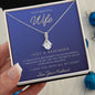 To My Beautiful Wife - Alluring Beauty Necklace