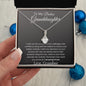 To My Badass Granddaughter Love Grandma- Alluring Beauty Necklace