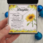 To My Daughter Love Mom- Alluring Beauty Necklace