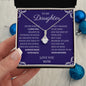 To My Daughter Love Mom - Alluring Beauty Necklace