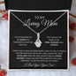 To My Loving Mother Love Son - Alluring Beauty Necklace
